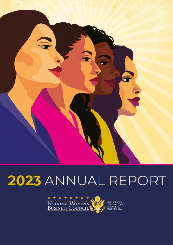 The cover of 2023 annual report - Women of different colors.